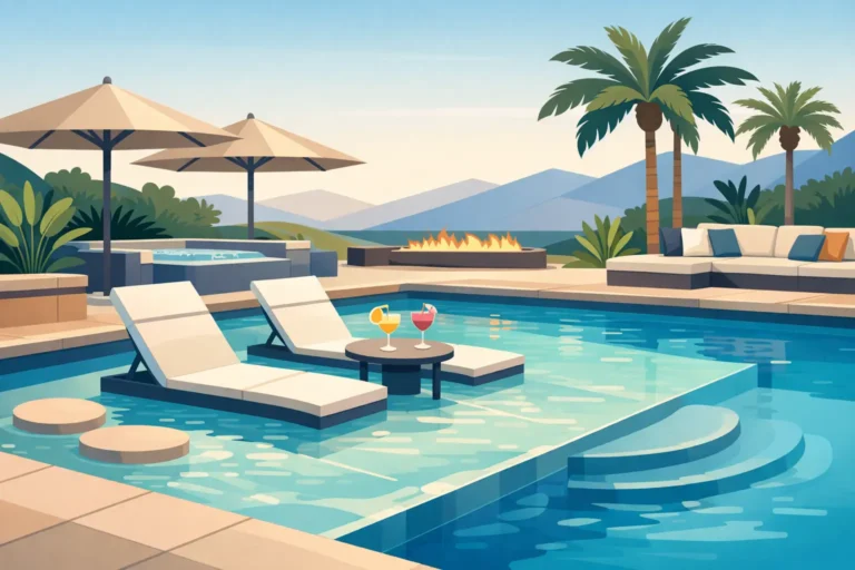 Read more about the article 10 Baja Shelf Pool Ideas for a Luxury Backyard