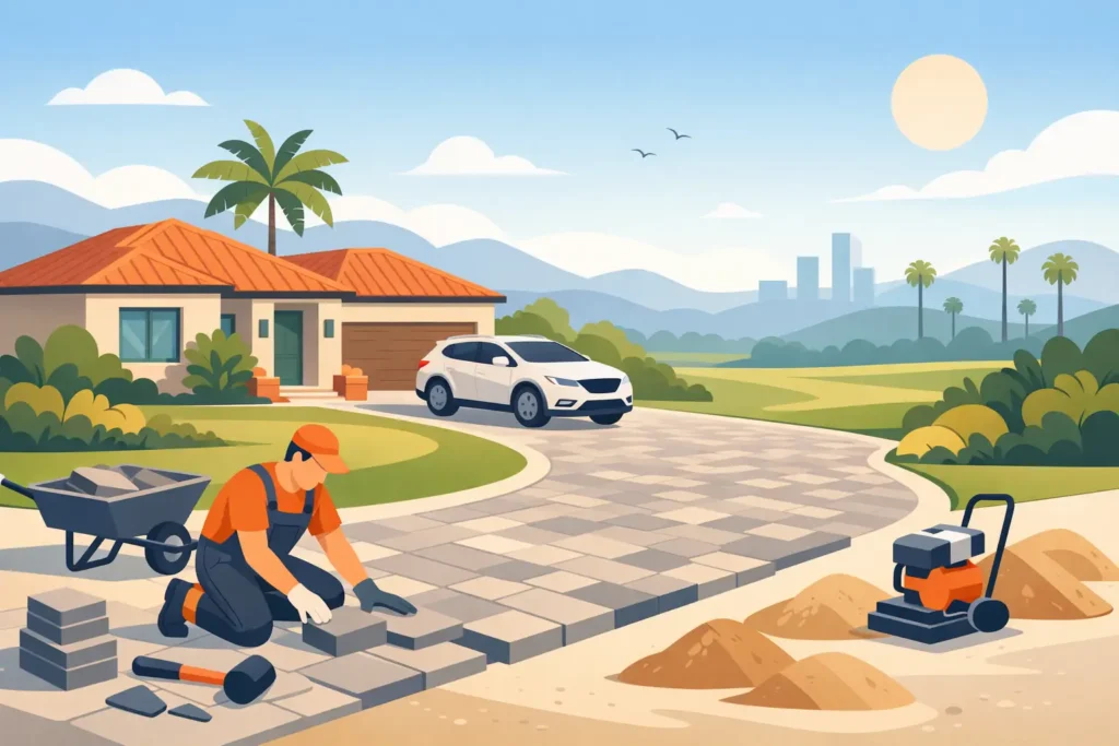 Read more about the article Driveway Paver Installation Cost in Southern California