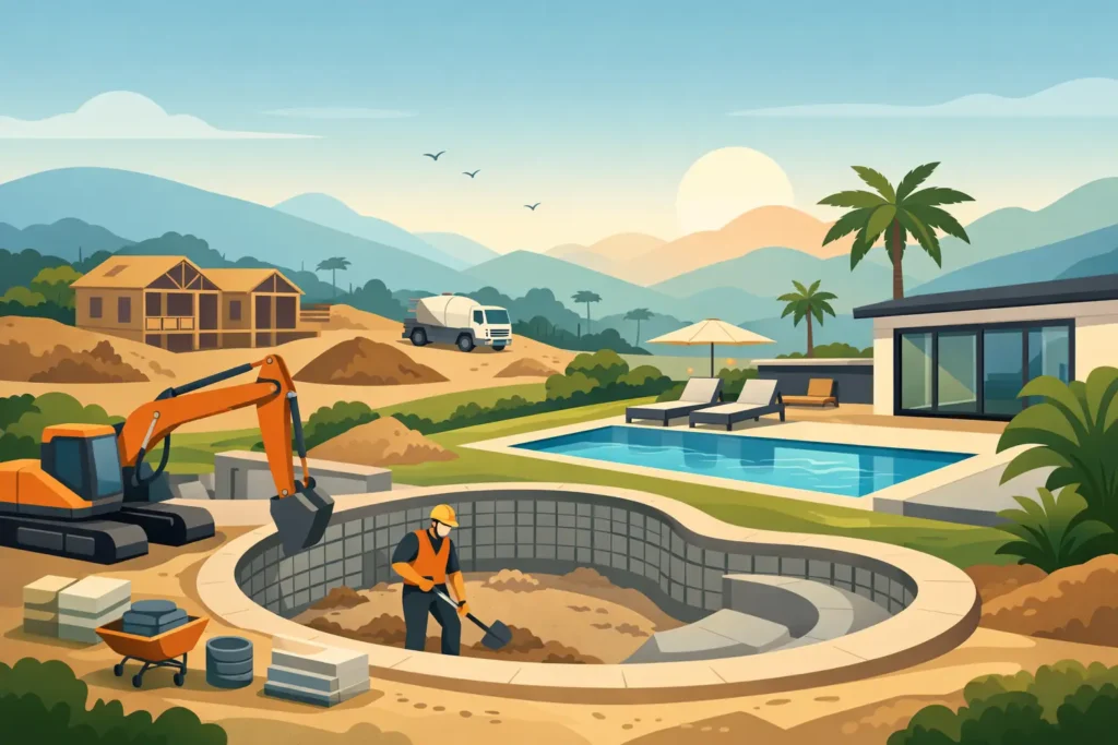Read more about the article How Long Pool Construction Takes in Southern California
