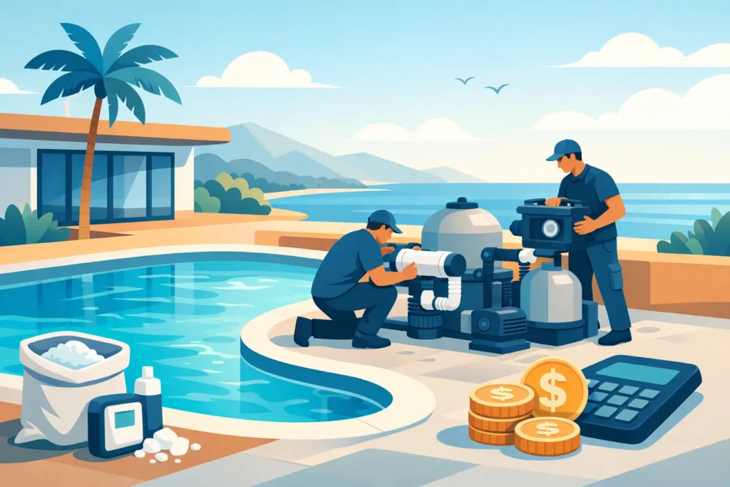 Read more about the article Saltwater Pool Installation Cost in Southern California