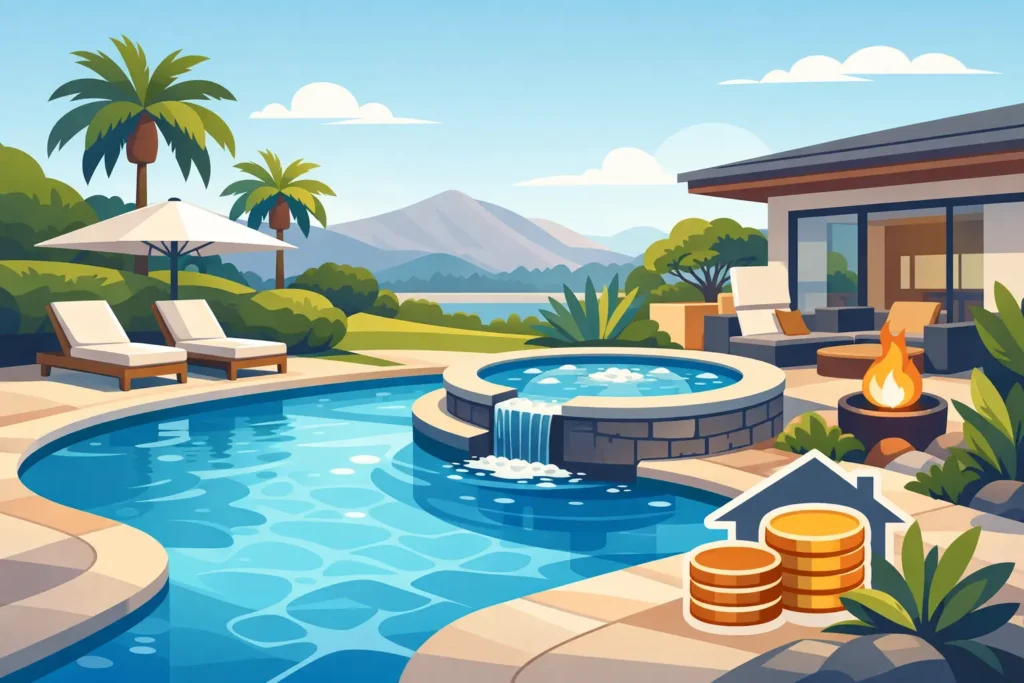 Read more about the article What Does a Pool With Spa Cost in Southern California?