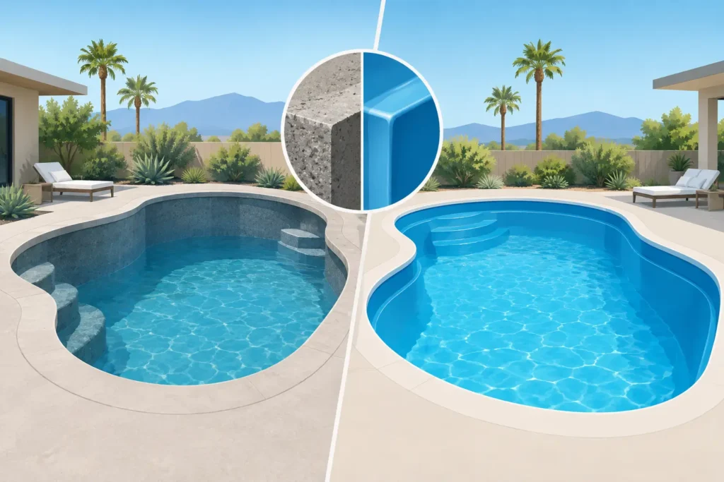Read more about the article Gunite Versus Fiberglass Pools for SoCal Homes
