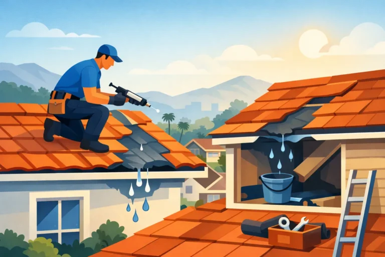 Read more about the article Roof Leak Repair Service for Southern California Homes