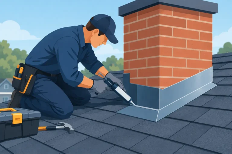 Read more about the article How to Repair Roof Flashing Before Leaks Spread